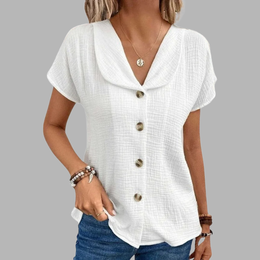 Women's Chic Elegant Blouse – Comfortable Occasion Design