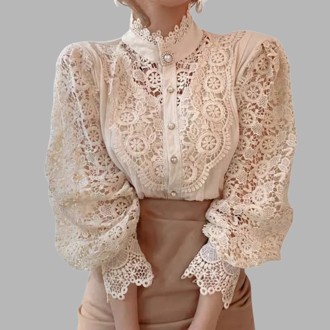 Women's Lace Elegant Shirt – Comfortable Occasion Design