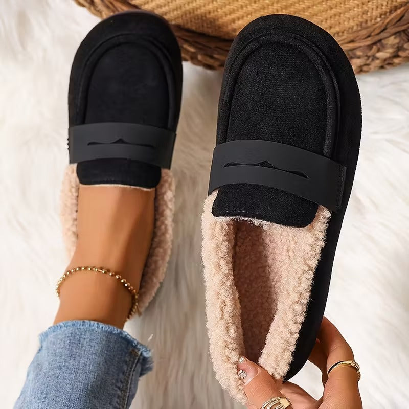 Women's Elegant Refined Loafers – Heeled Comfortable Finish