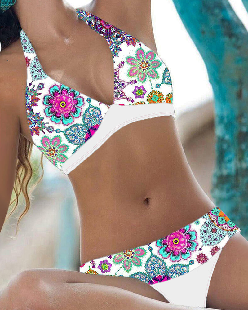 Women's Elegant Comfortable Bikini Set – Beach Timeless Design in White