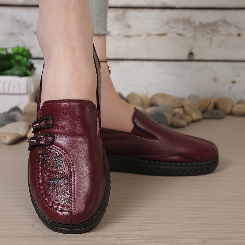 Women's Heeled Summer Loafers – Lace-Up Buckle Finish