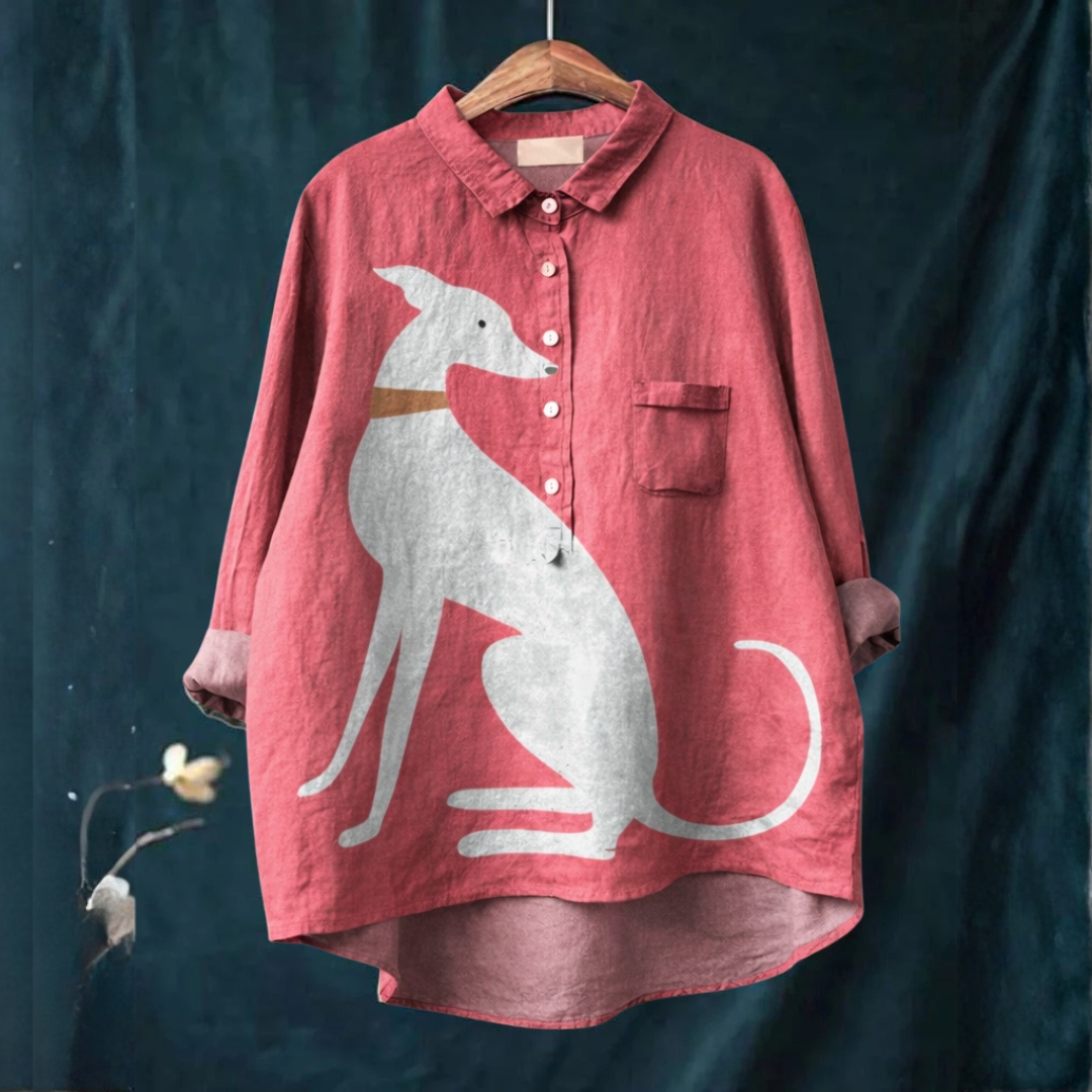 Women's Elegant Flowing Shirt – Elegant Detail