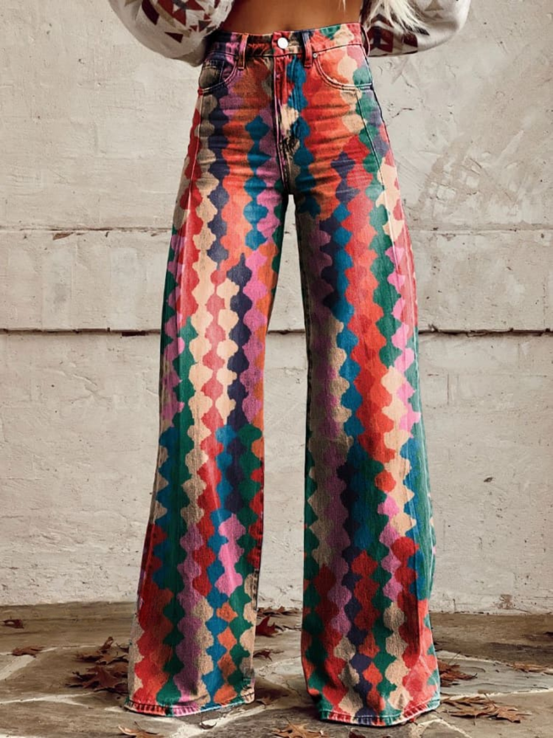 Women's Denim Bohemian Jeans – Everyday Essential