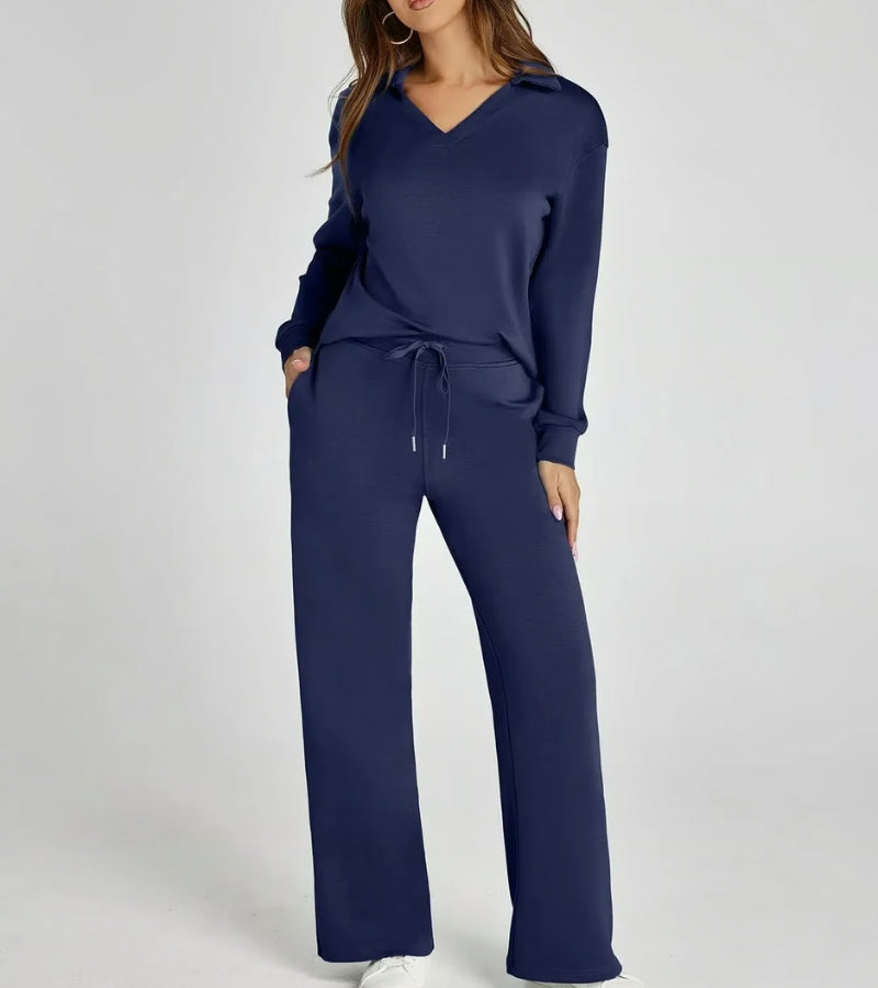 Women's Flowing Elegant Two-Piece Set – Summer Lightweight Design