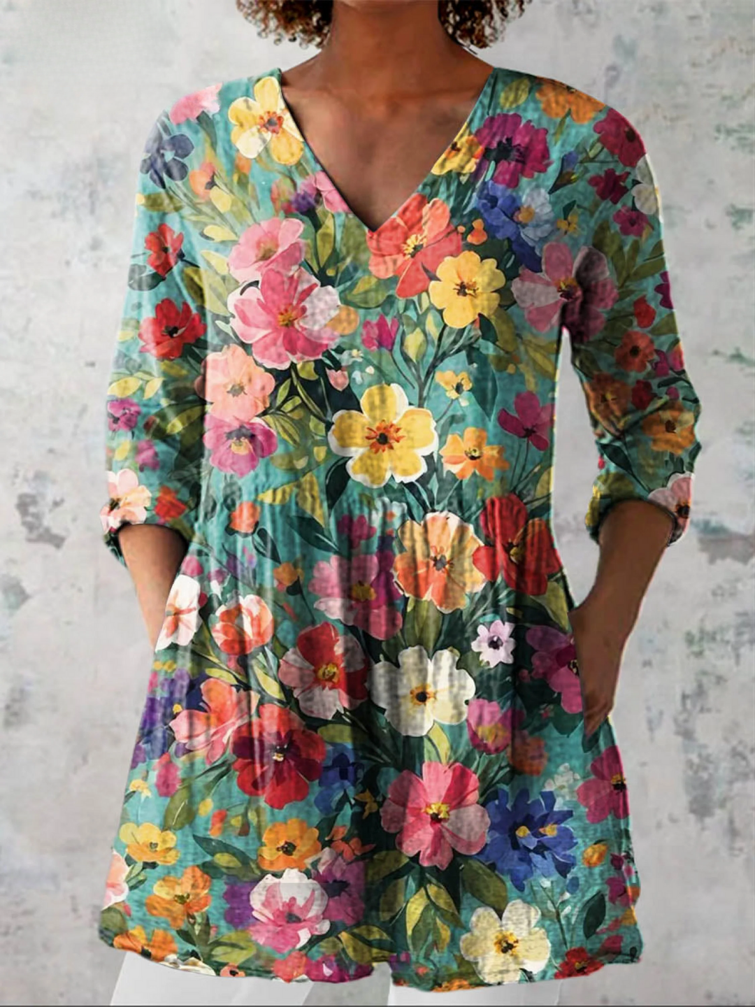 Women's Flowing Elegant Blouse – Lightweight Flexible Design