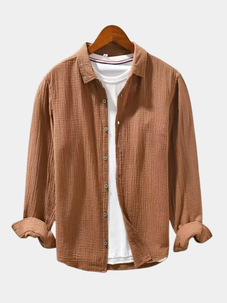 Women's Elegant Cotton Shirt – Relaxed Refined Design