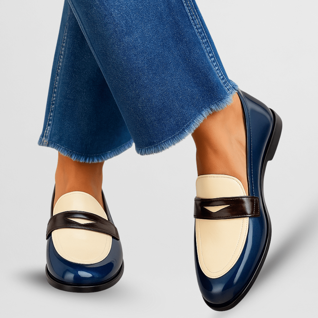 Women's Flexible Lightweight Loafers – Breathable Denim Finish