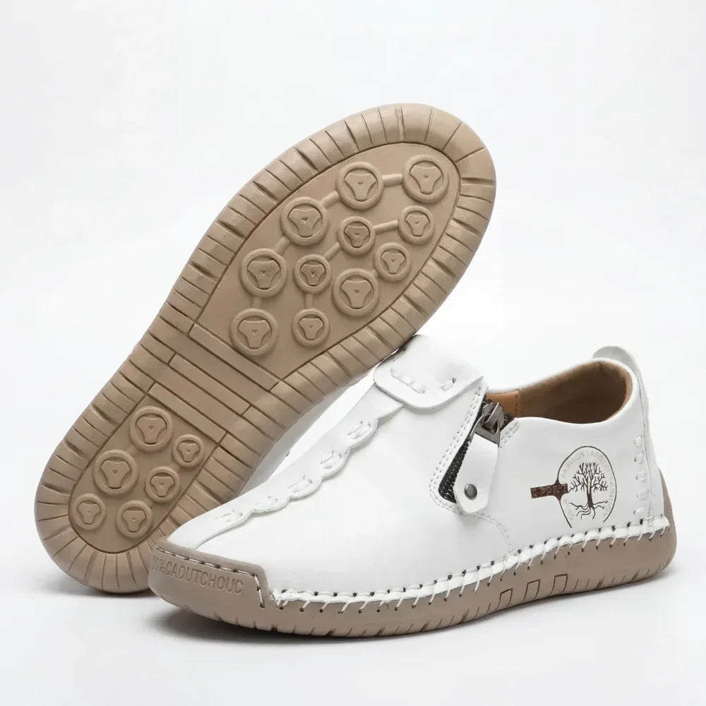 Women's Summer Breathable Loafers – Heeled Flexible Finish