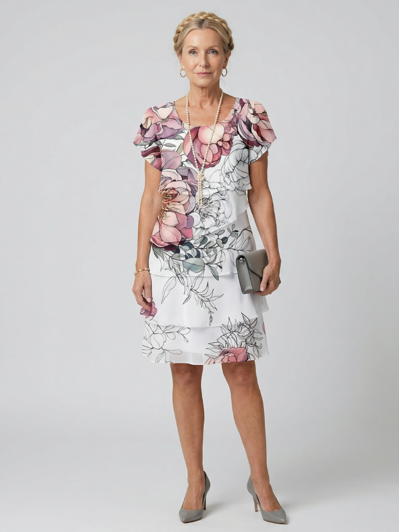 Women's Floral Elegant Maxi Dress – Considered Basic