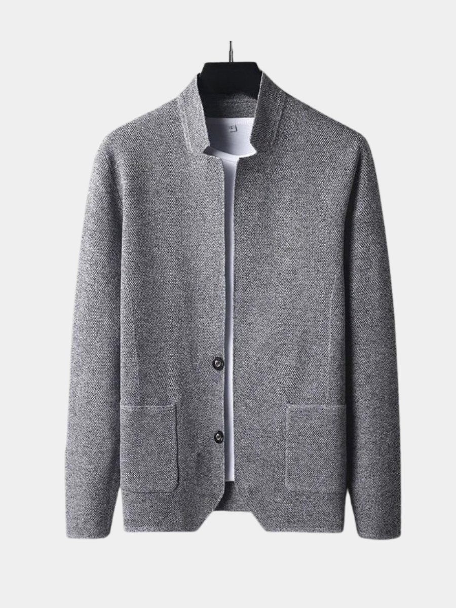 Men's Elegant Timeless Waistcoat – Refined Knitted Design