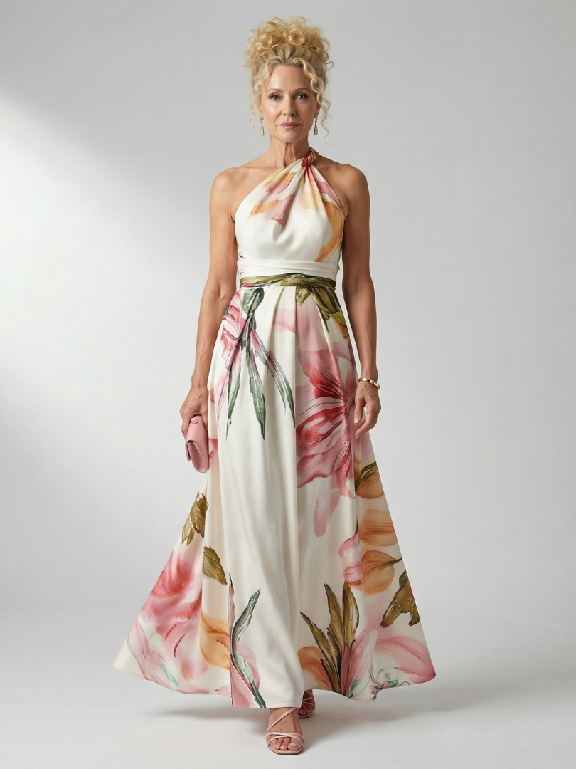 Women's Lightweight Elegant Maxi Dress – Quiet Statement