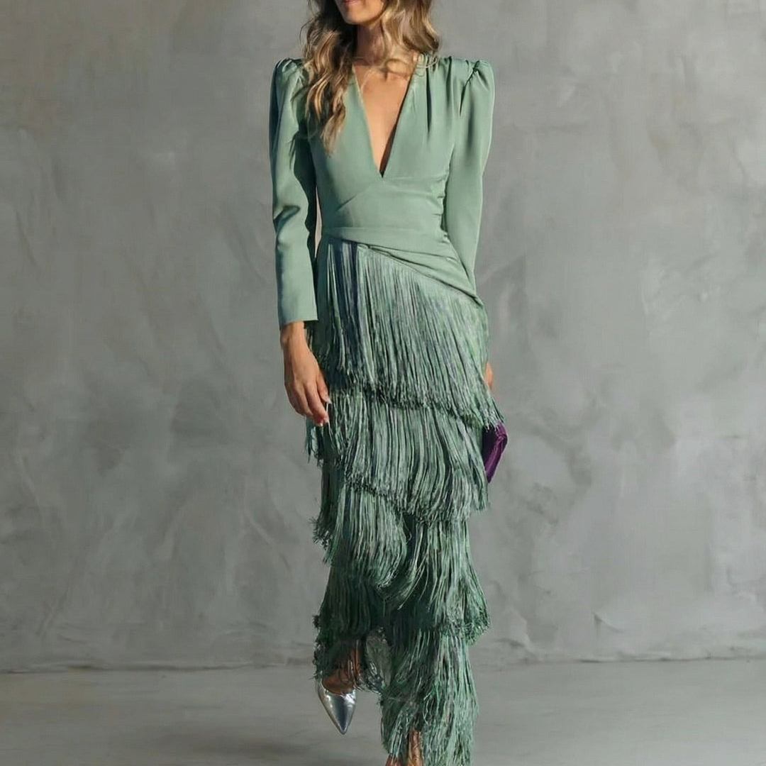 Women's Elegant Refined Dress – Fitted Style