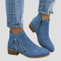 Women’s Zip Ankle Boots – All-Day Comfort Fit