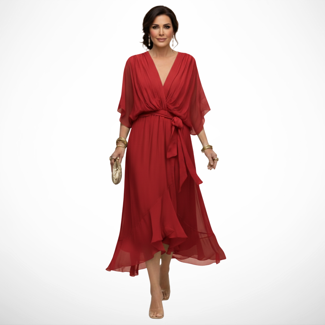 Women's Spring Refined Dress – Elegant Lightweight Style