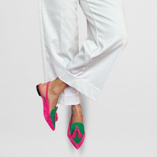 Women's Flexible Denim Ballet Flats – Season Favourite