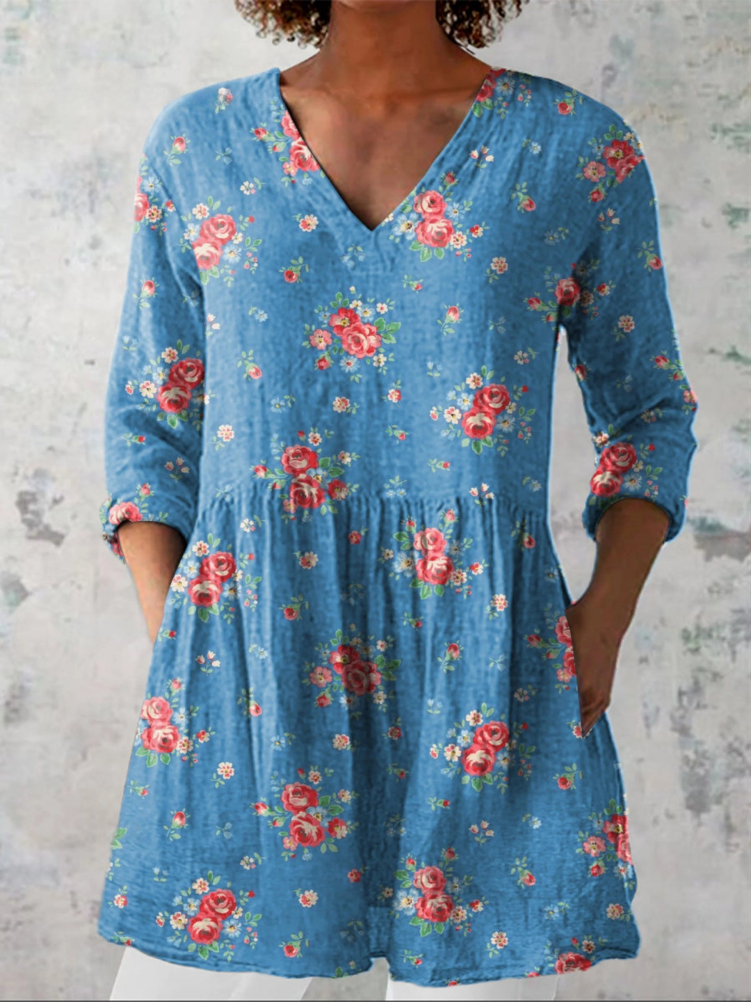 Women's Flowing Elegant Blouse – Refined Occasion Design