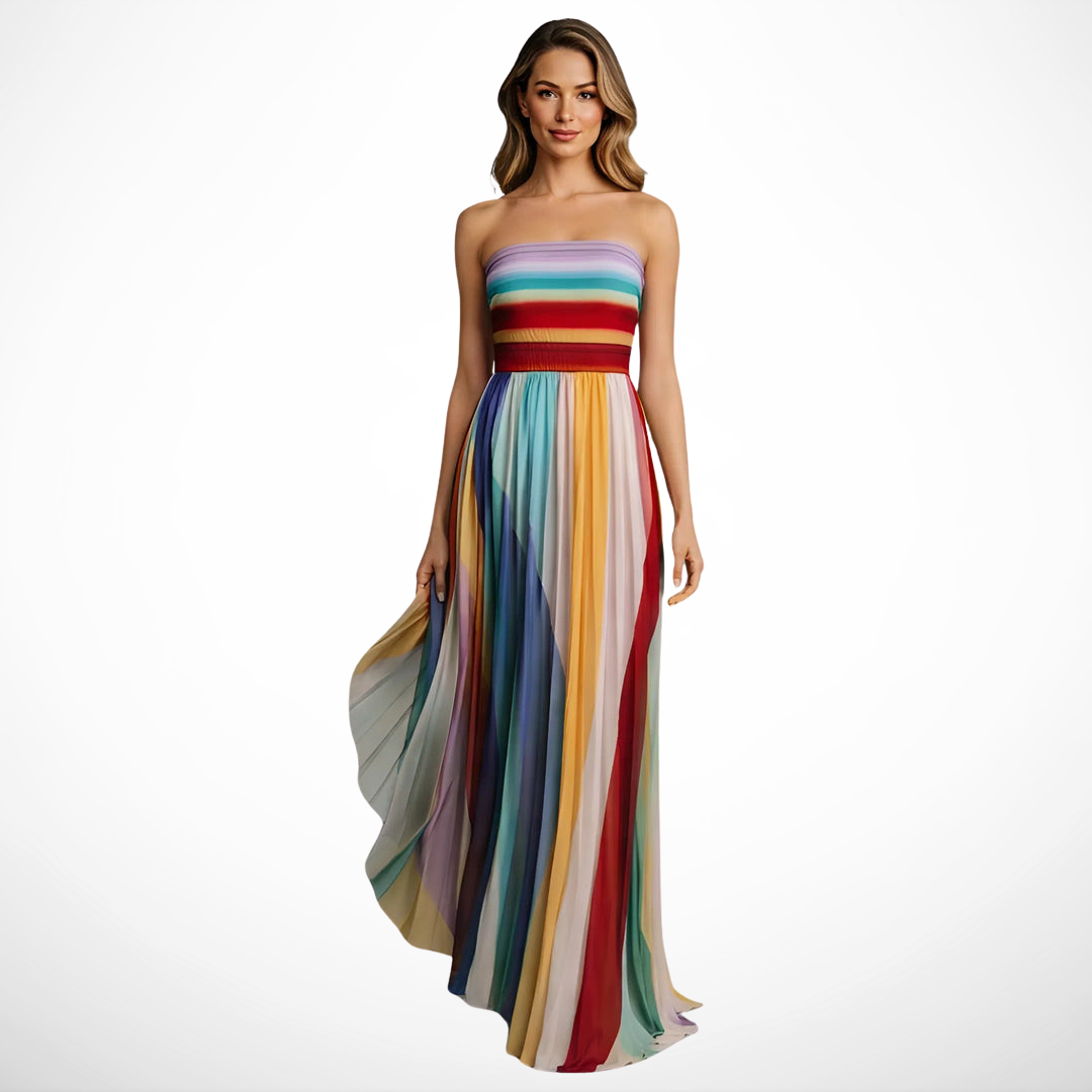 Women's Elegant Flowing Maxi Dress – Refined Lightweight Style
