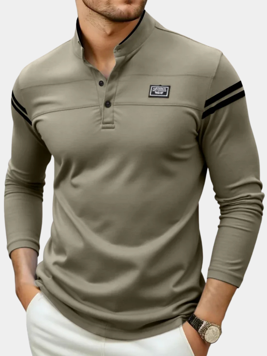 Men's Modern Refined Top – Comfortable Elegant Design