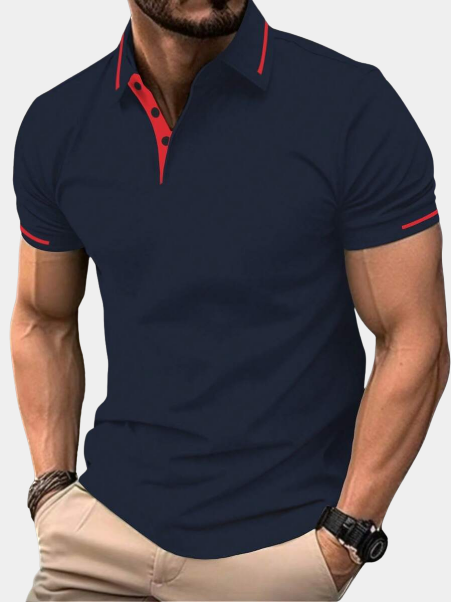 Men's Elegant Lightweight Polo Shirt – Breathable Comfortable Design