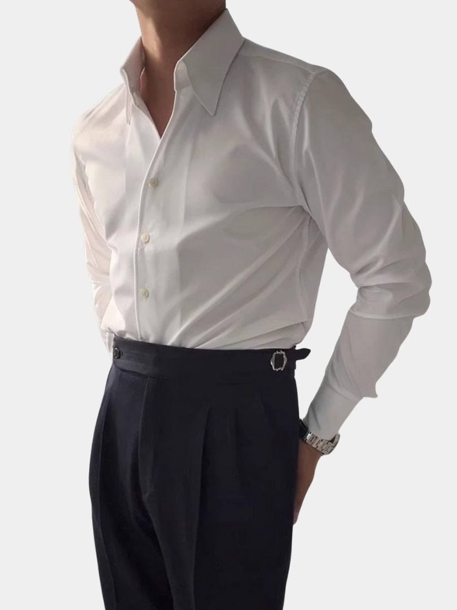 Men's Elegant Breathable Shirt – Modern Slim Fit Design