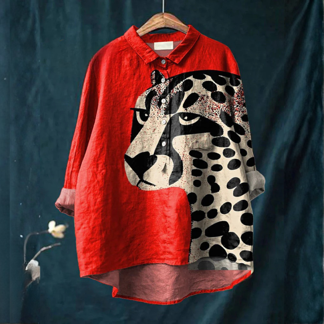 Women's Elegant Flowing Shirt – Lightweight Detail