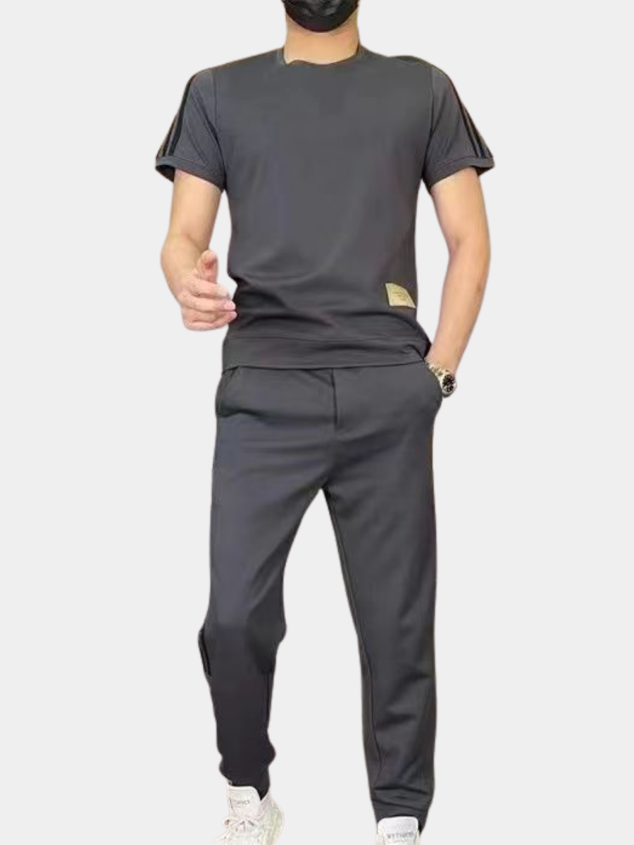 Men's Elegant Modern Two-Piece Set – Relaxed Comfortable Design