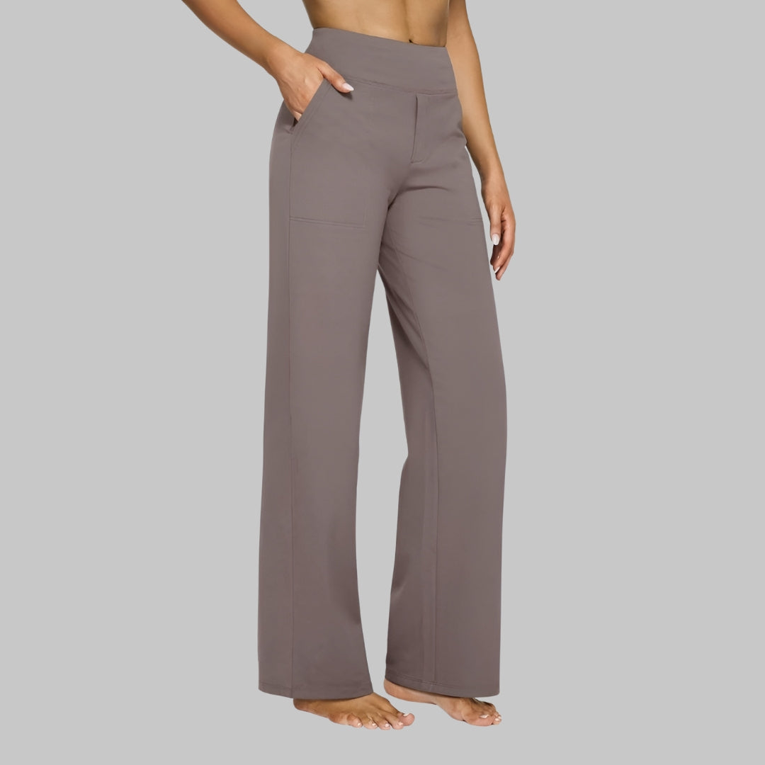 Women's Elegant Comfortable Trousers – Relaxed Lightweight Design