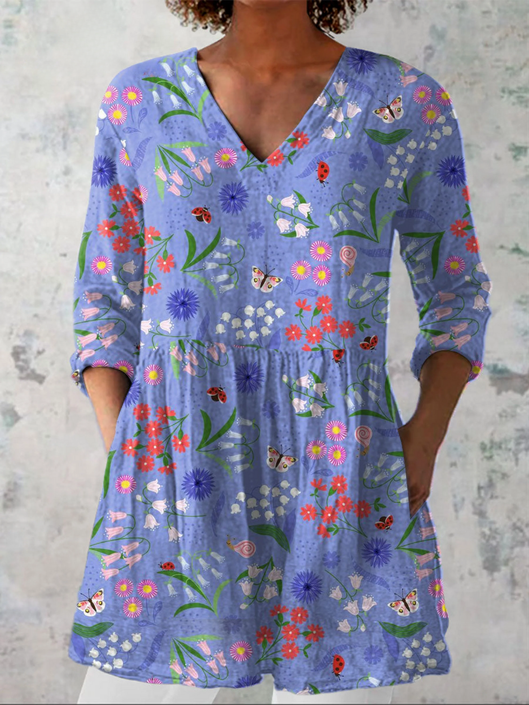 Women's Flowing Elegant Tunic – Refined Flexible Design