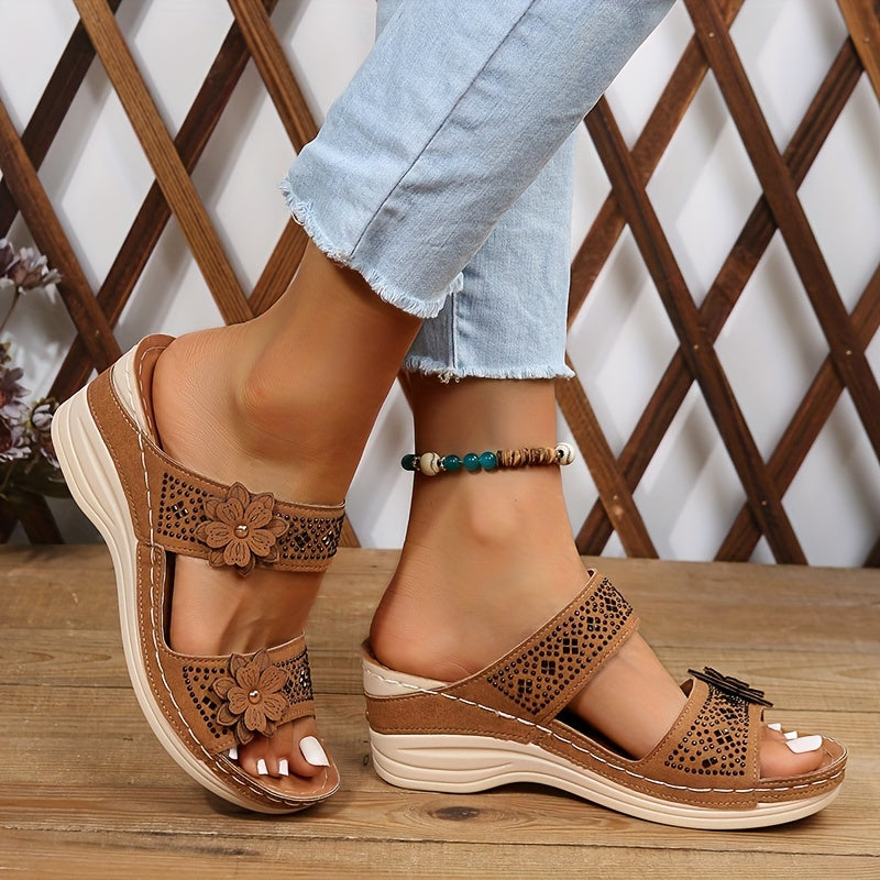 Women's Elegant Wedge Sandals – Lightweight Comfortable Finish