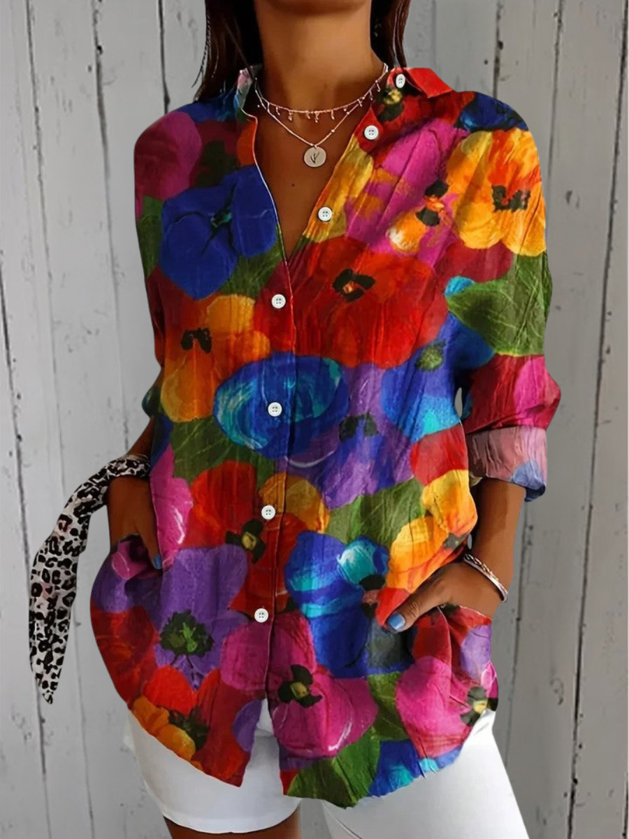 Women's Spring Elegant Blouse – Modern Classic