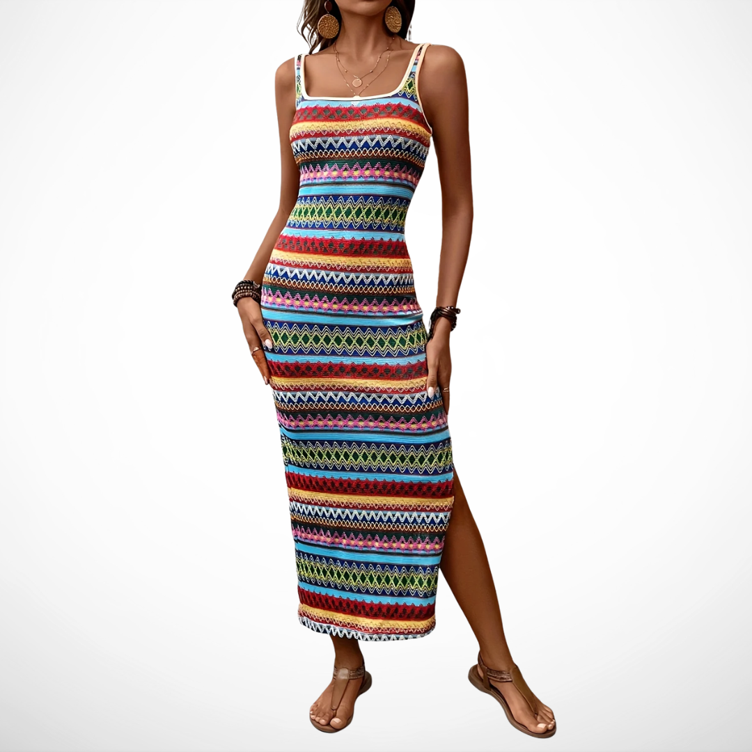 Women's Bohemian Comfortable Maxi Dress – Lightweight Elegant Style