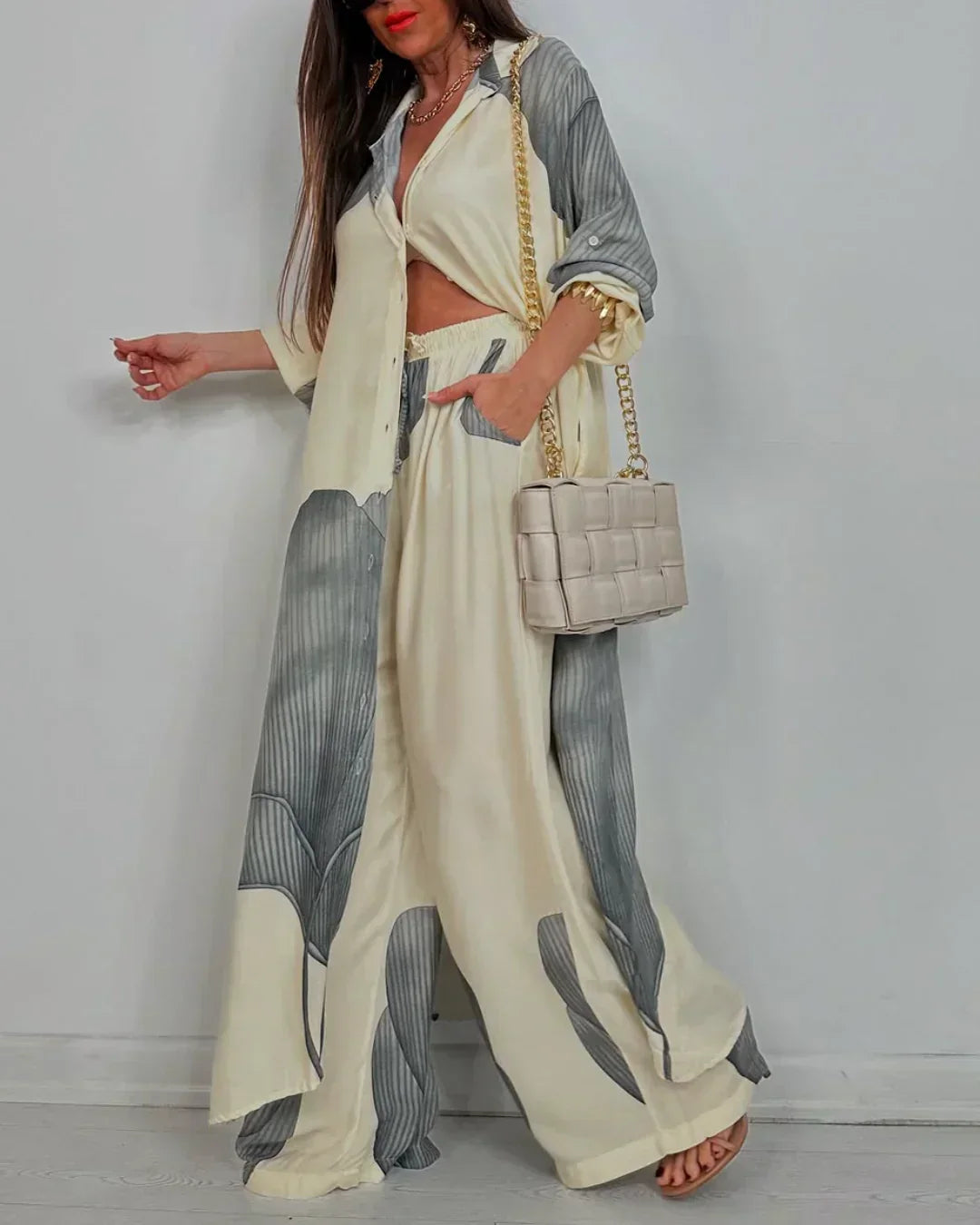 Women's Elegant Chic Two-Piece Set – Relaxed Modern Design