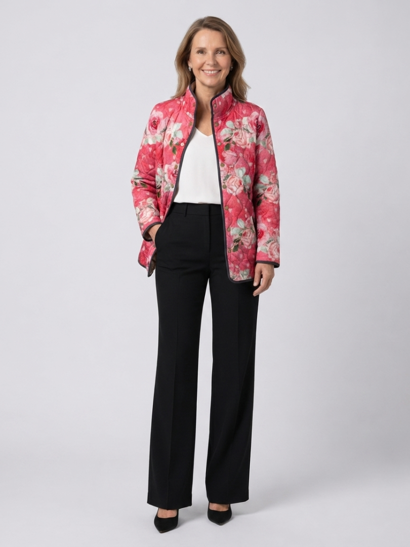Women's Quilted Occasion Jacket – Warm Lightweight Design