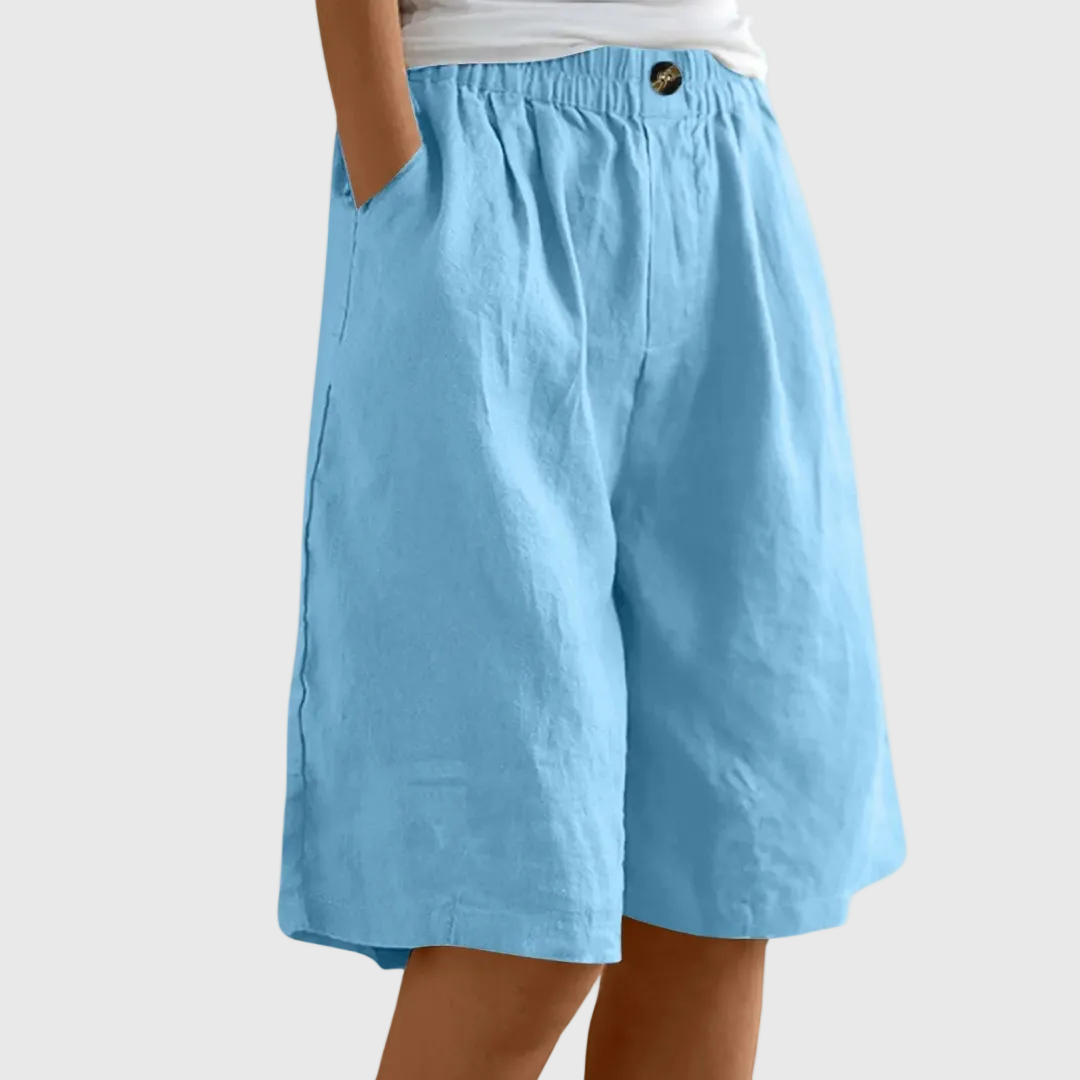 Women's Relaxed Flowing Shorts – Lightweight Breathable Design