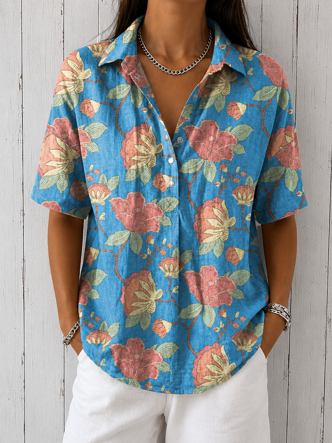 Women's Elegant Spring Blouse – Everyday Essential