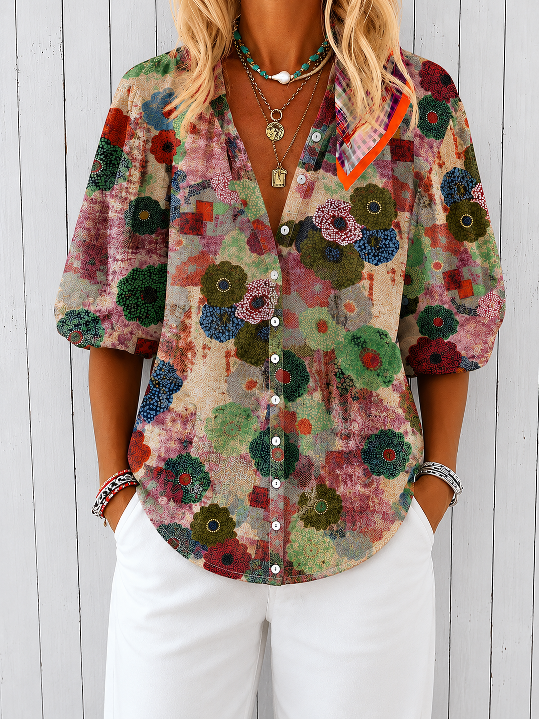 Women's Spring Elegant Blouse – Everyday Essential