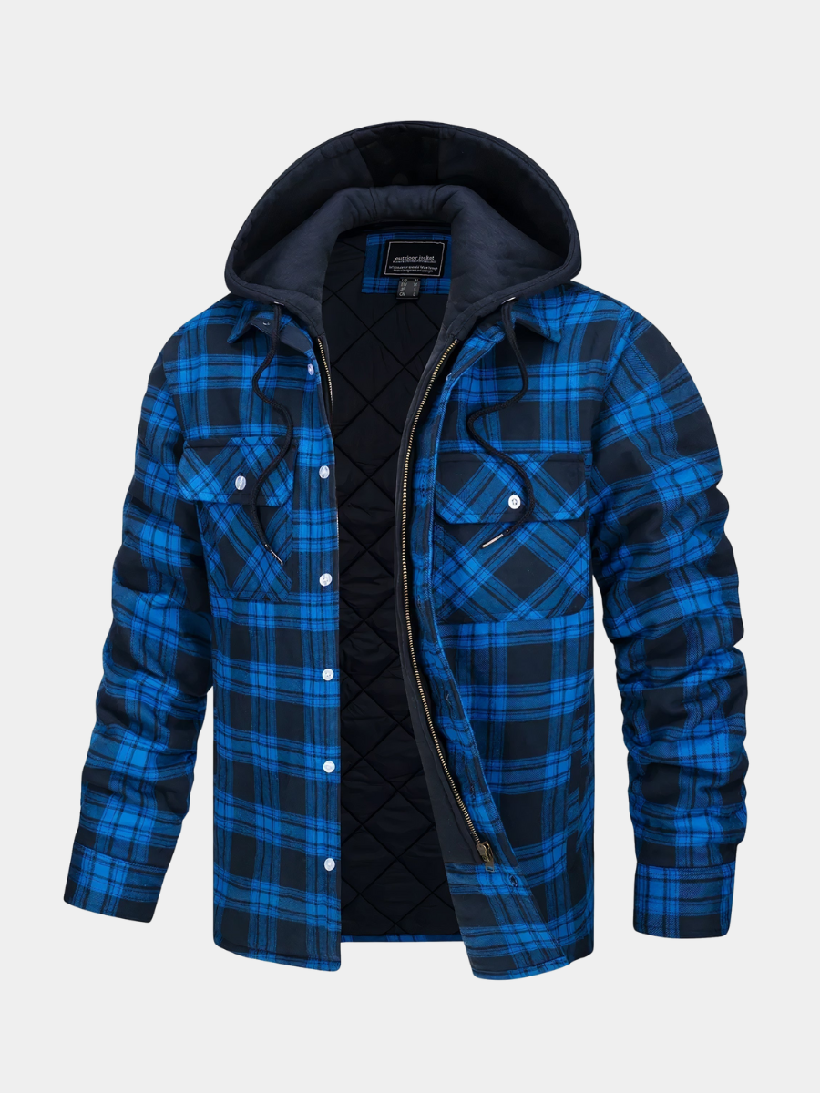 Women's Hooded Elegant Jacket – Classic Denim Design