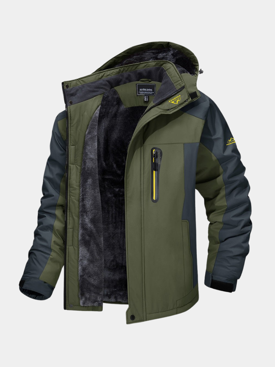 Women's Waterproof Warm Jacket – With Pockets Wrap Design