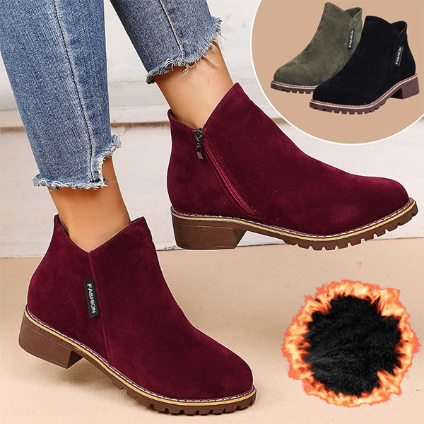 Women's Warm Comfortable Ankle Boots – Elegant Modern Finish