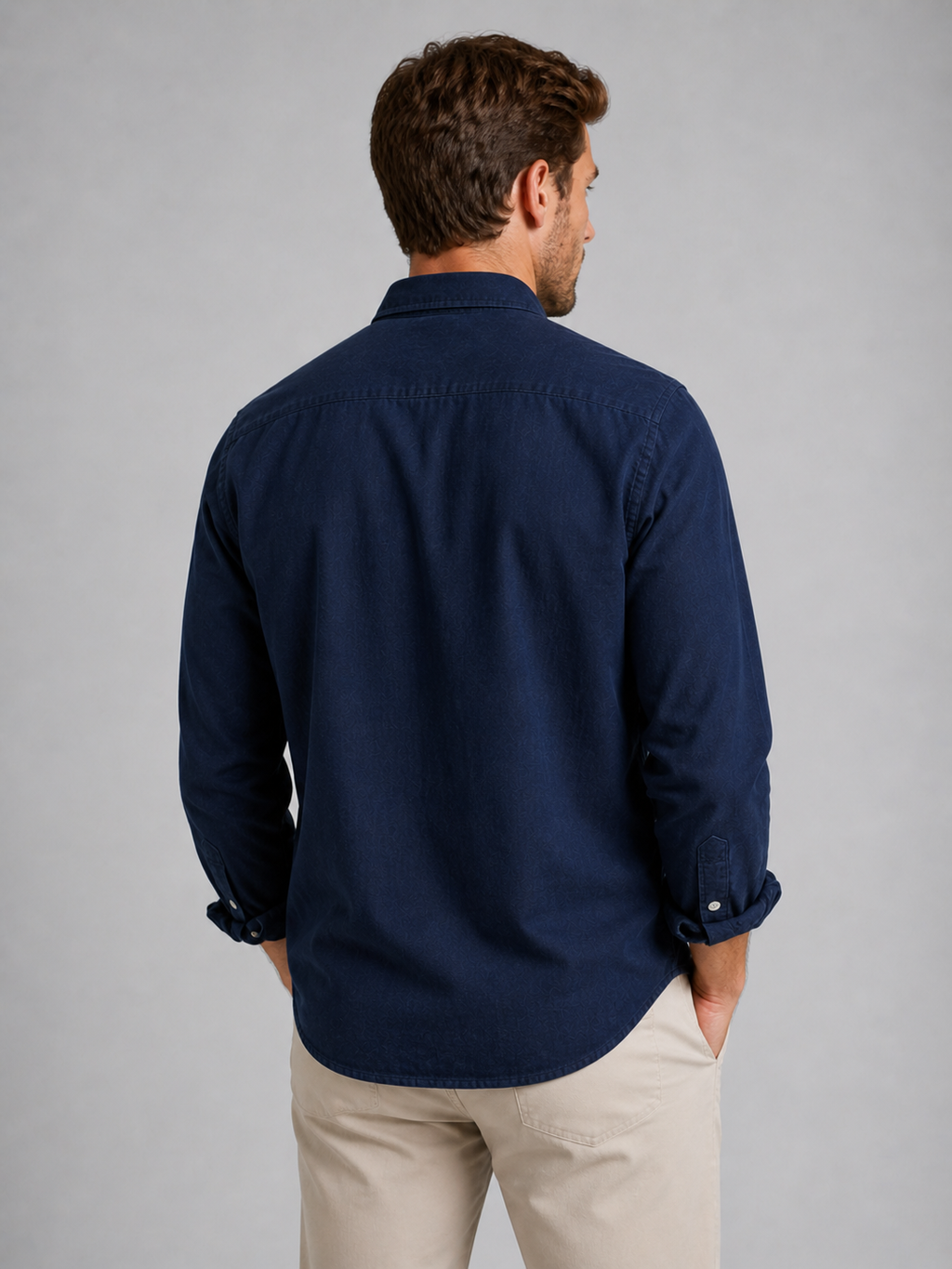 Men’s Casual Button-Down Shirt – Relaxed Everyday Fit