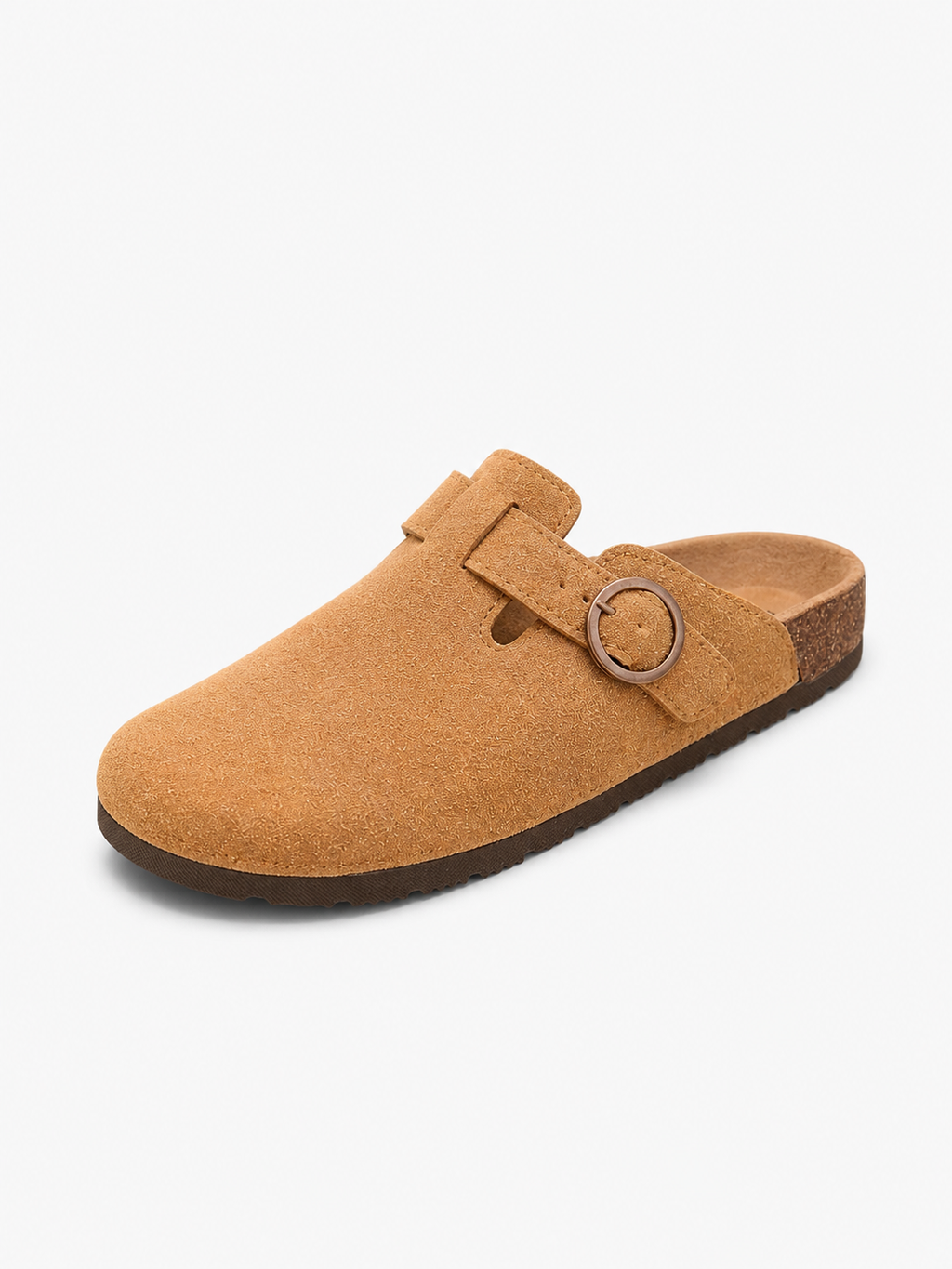 Men’s Comfort Slip-On Clogs – Suede Look Casual Style