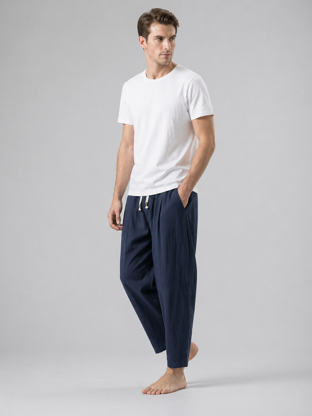 Men’s Cotton Comfortable Trousers – Casual Fit