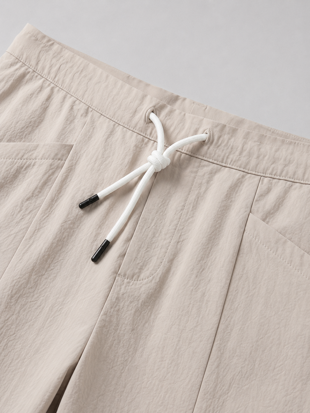 Men’s Drawstring Cropped Trousers – Relaxed Fit Summer Style