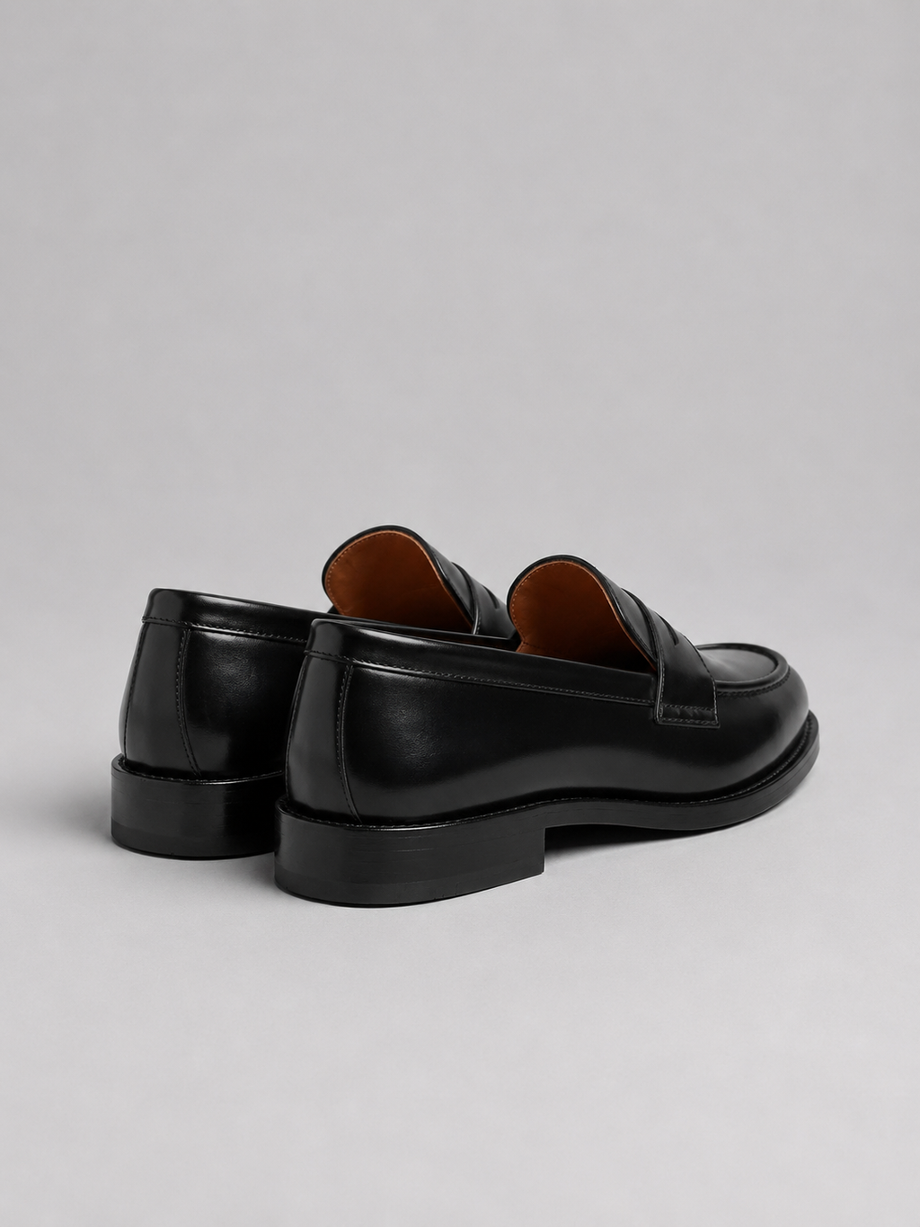 Men’s Leather Penny Loafers – Classic Formal Smart Casual Shoes
