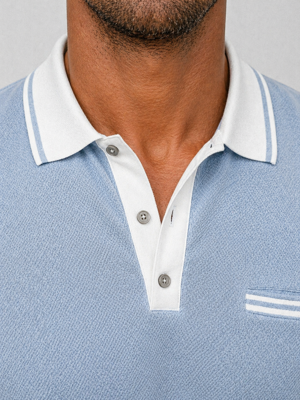 Men’s Long Sleeve Polo Shirt – Smart Casual Style