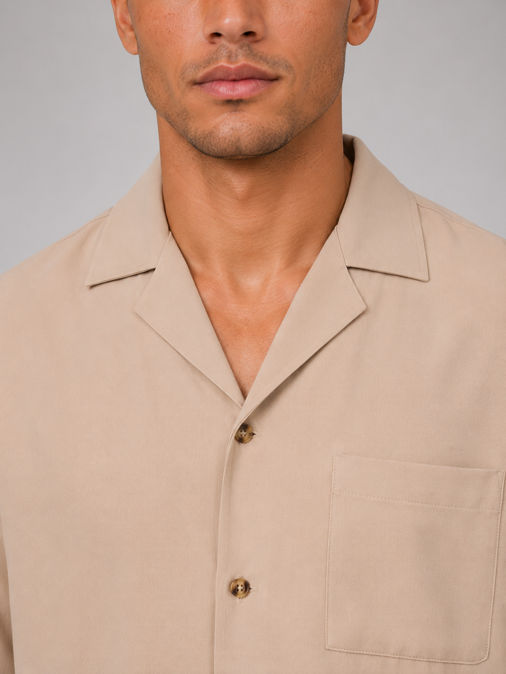 Men's Relaxed Summer Co-Ord Set – Short Sleeve Shirt & Drawstring Trousers