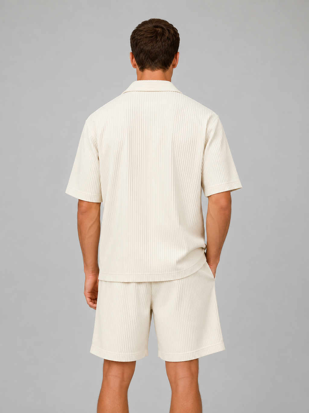 Men's Ribbed Summer Co-Ord Set – Relaxed Summer Style