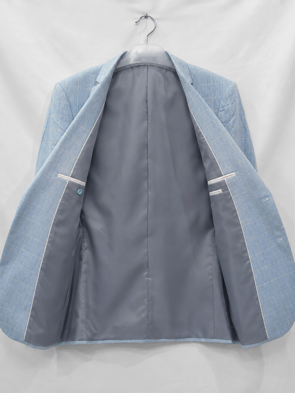 Men's Tailored Windowpane Blazer – Smart Tailored Jacket