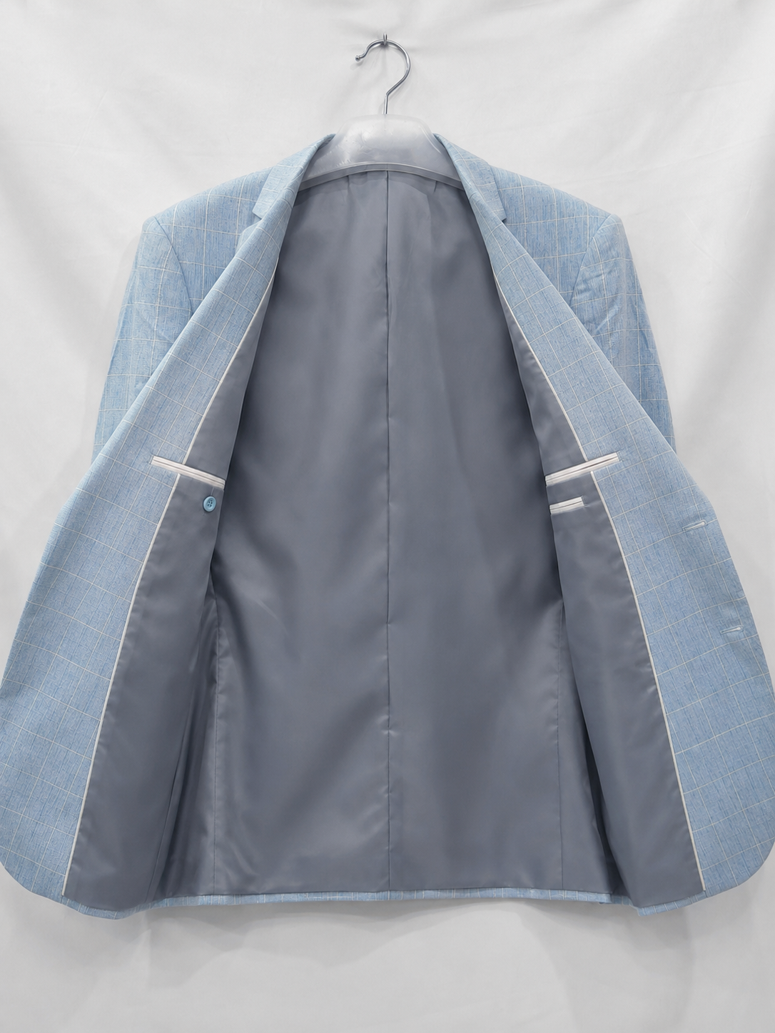 Men's Tailored Windowpane Blazer – Smart Tailored Jacket