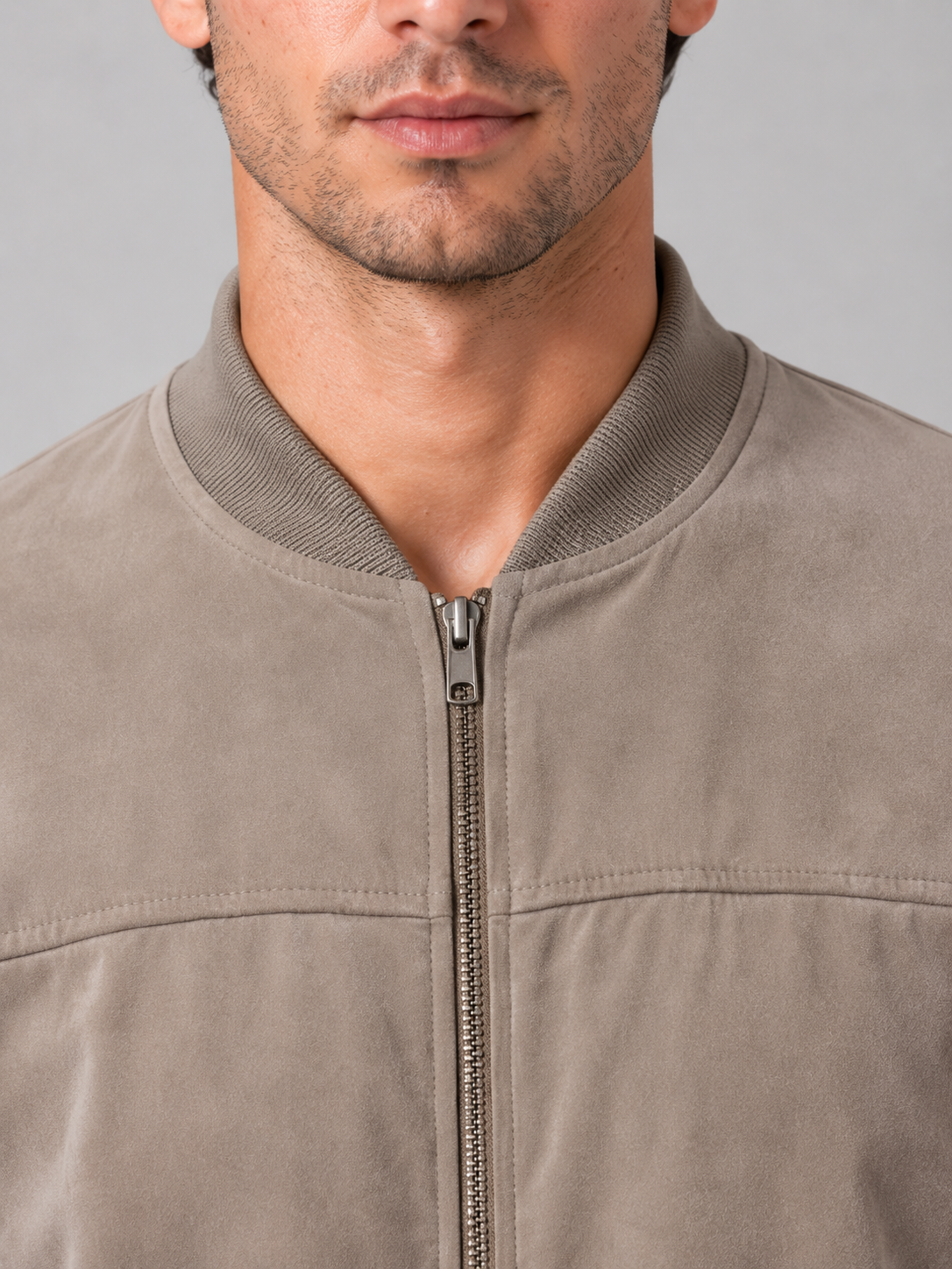 Men's Zip Bomber Jacket – Casual Regular Fit